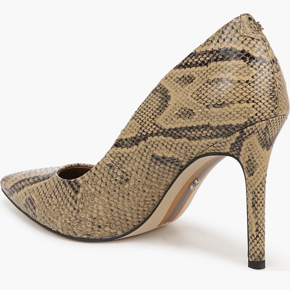 Sam Edelman Golden Tan Hazel Pointed Toe Pump NWT 8,5 - Picture 4 of 9